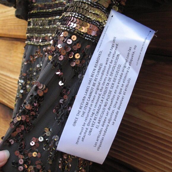 Mac Duggal 5439 Womens Embellished Cape Sleeve Gown Dress - Picture 14 of 16